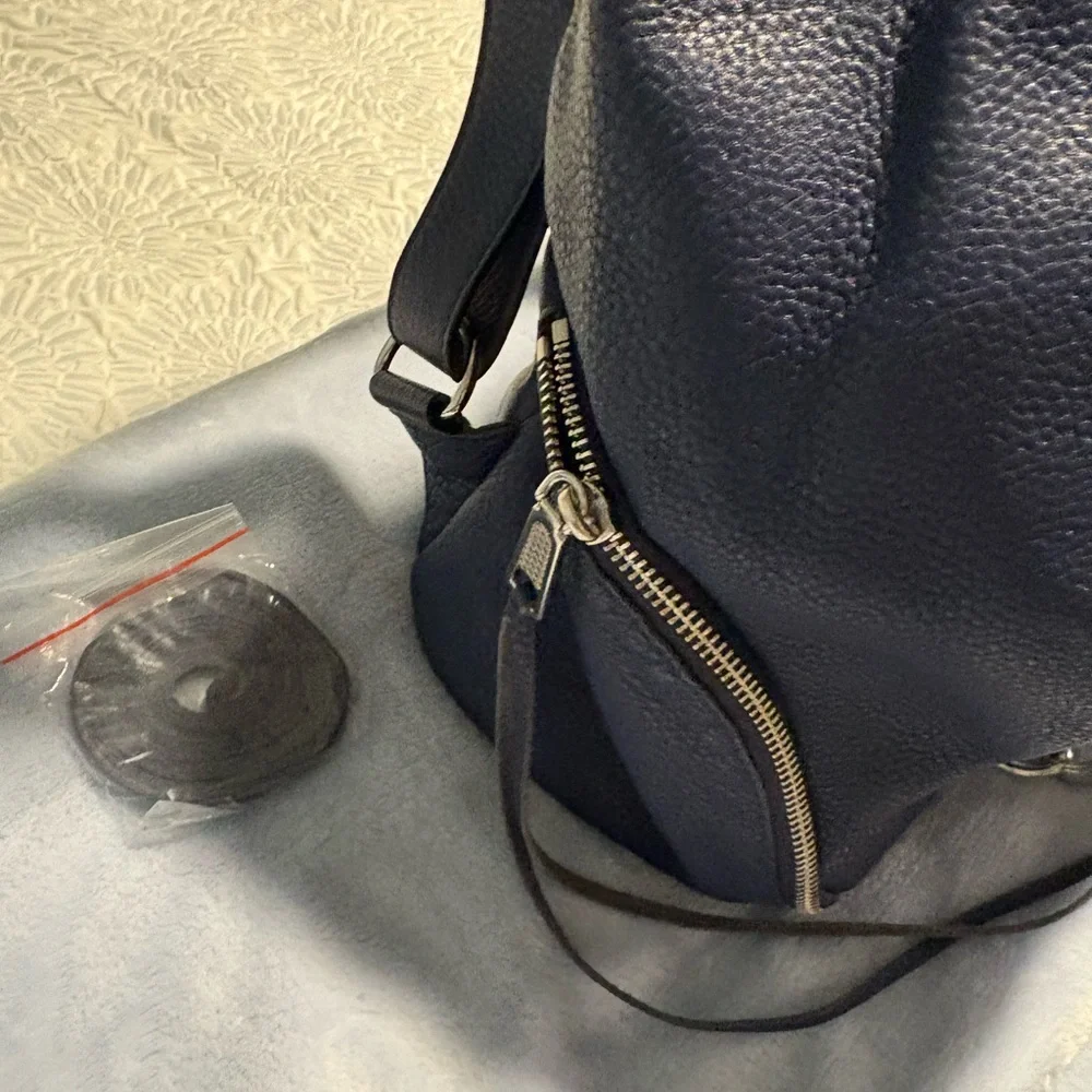 Rebecca Minkoff Navy Blue Backpack - Picture 9 of 11